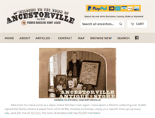 Tablet Screenshot of ancestorville.com